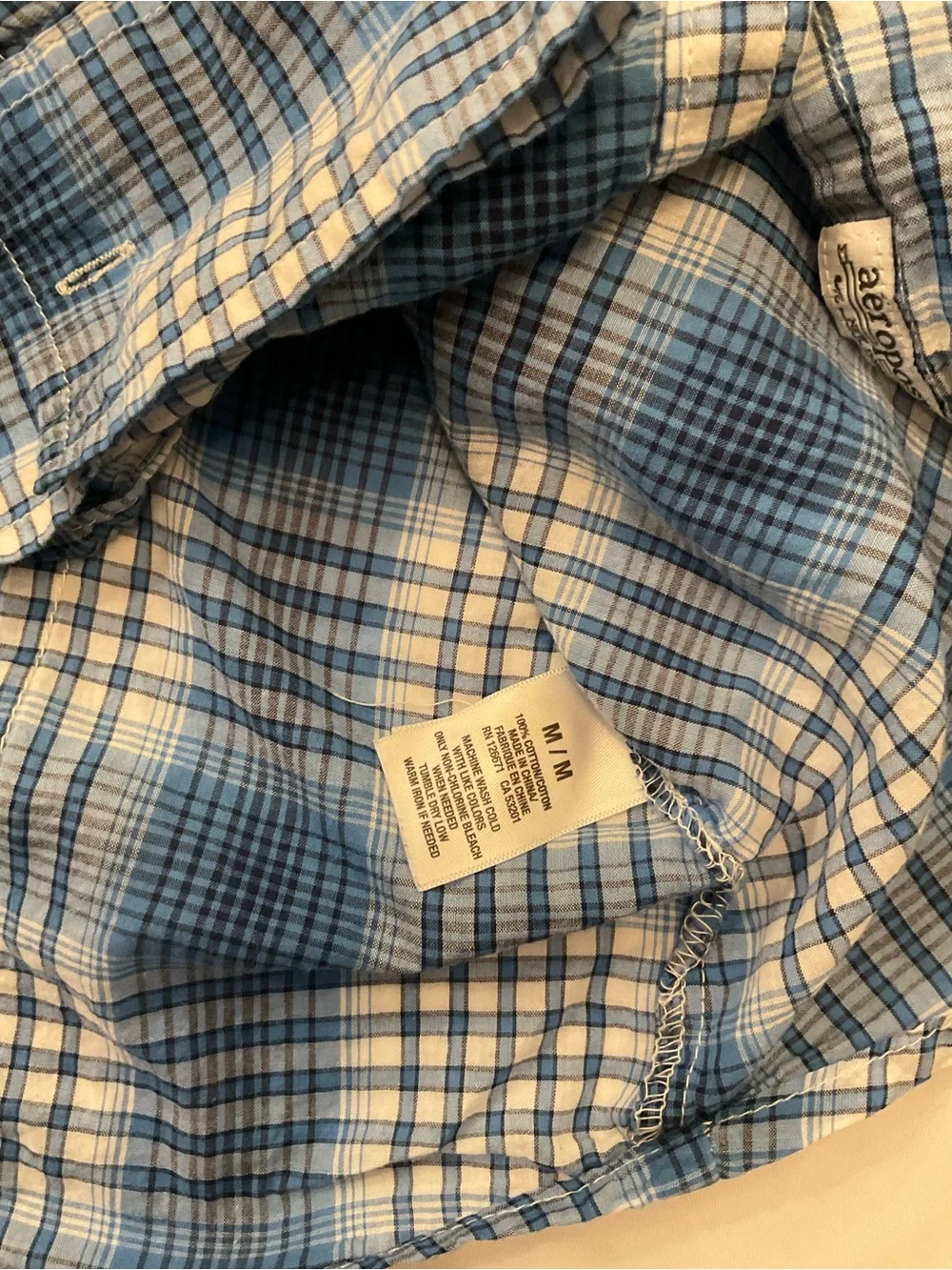 Aéropostale Plaid Button-Up‎ Shirt